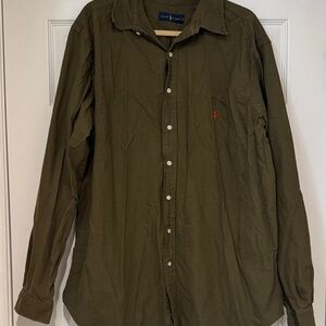 Polo by Ralph Lauren Dark Green Casual Shirt